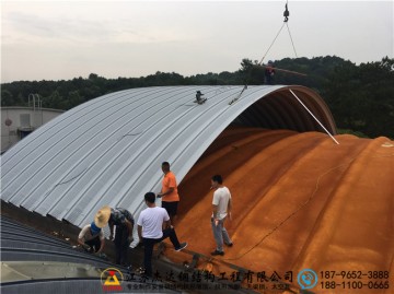 浙江金華蘭溪糧食儲(chǔ)備庫倉間罩棚工程